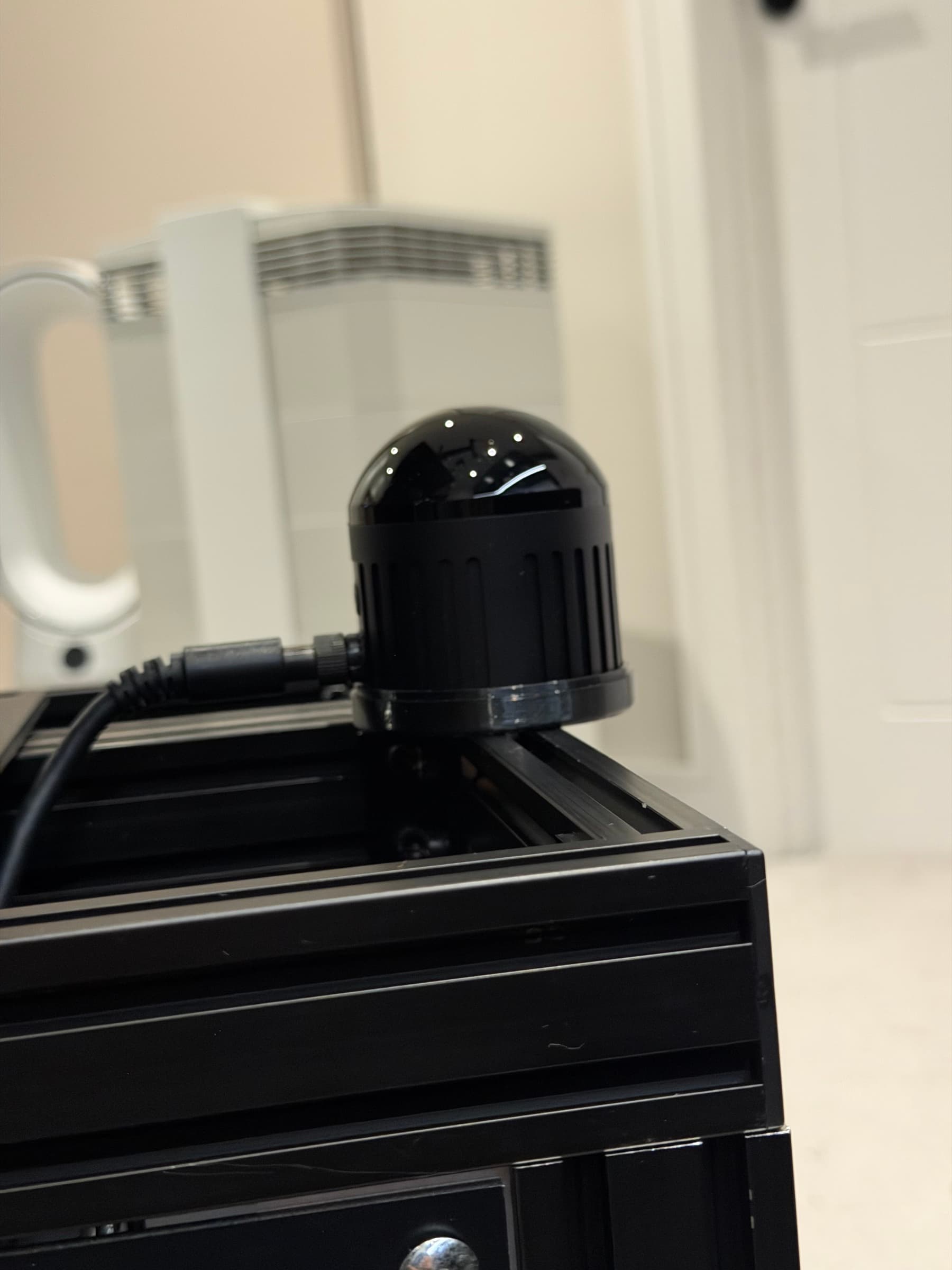 Robosense Airy LiDAR mounted on the robot base